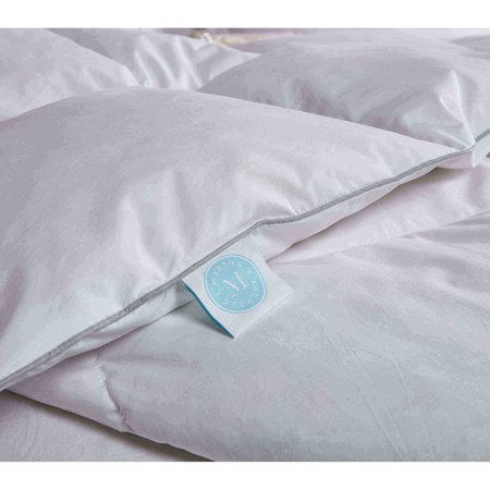 Martha Stewart White Goose Down & Feather Comforter, White, Twin MS006544